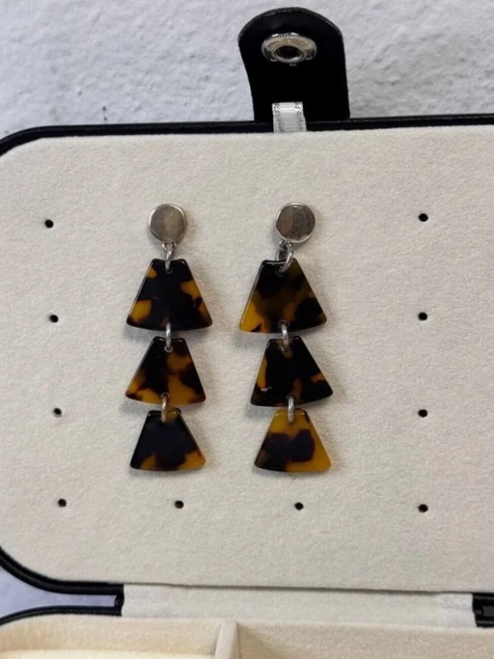 J.Crew Tortoise Statement Earrings